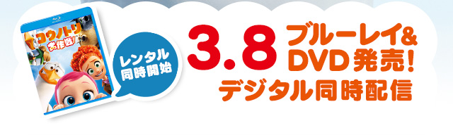 3.8　ブルーレイ＆DVD発売 レンタル同時開始 2.8【先行】デジタルセル配信